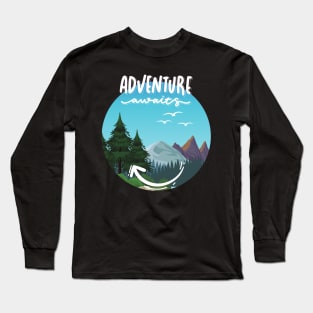 Let's travel Your Life is the best Adventure Explore the world travel lover summer spring Long Sleeve T-Shirt